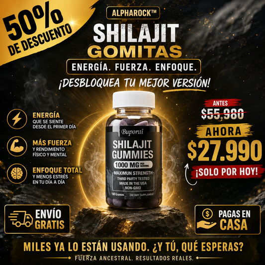 ALPHAROCK™ Shilajit Gomitas