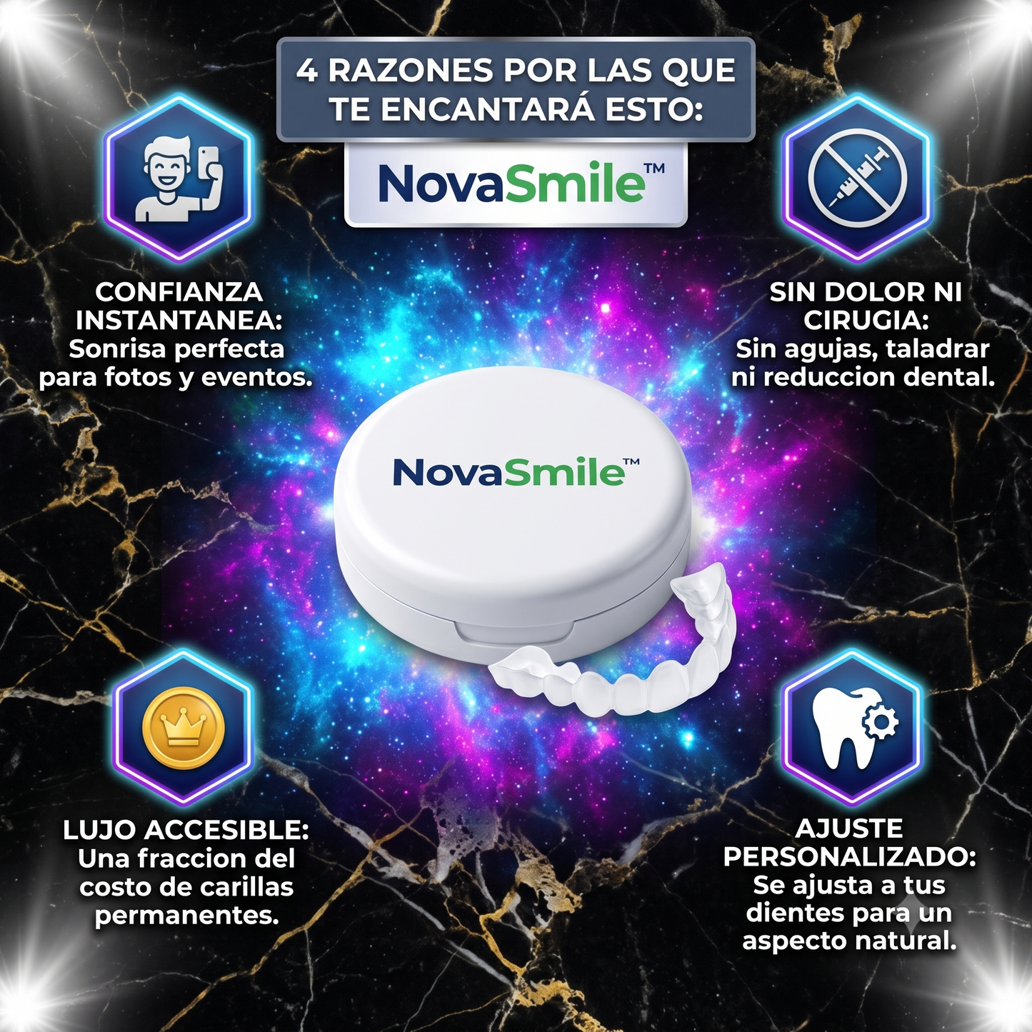 NovaSmile™ - Sonrisa perfecta y confianza instantánea