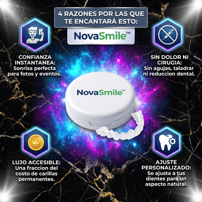 NovaSmile™ - Sonrisa perfecta y confianza instantánea